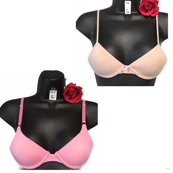 Maidenform Other - 2 BRAS MAIDENFORM TANN32 & PINK 32A DELTA